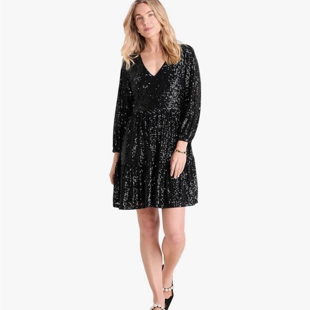 Vineyard Vines Sequined Tiered Dress